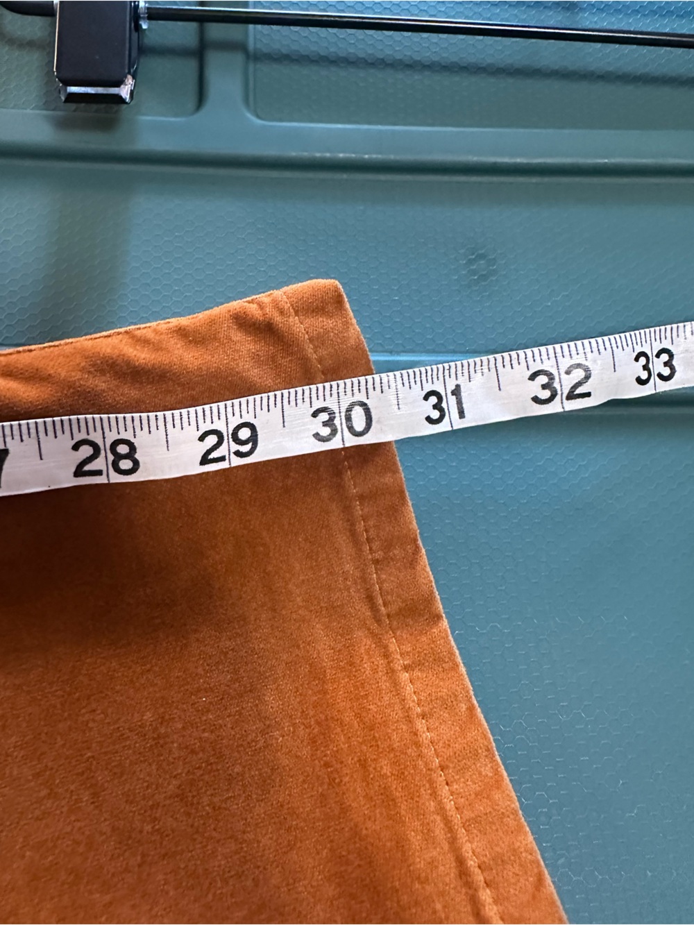 Peruvian connection velveteen straight leg pants in toffee brown size US 12 - Picture 8 of 8